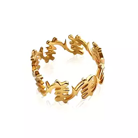 SAHMANI 18K Gold Eternanal II Ring