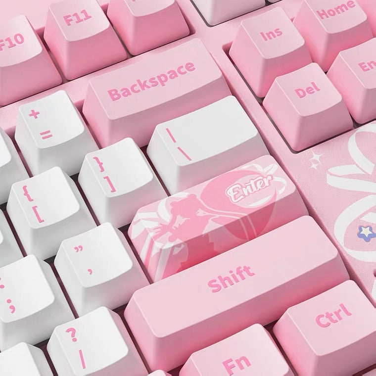 Sailormoon Crystal 108keys mechanical keyboard authentic TTC switch