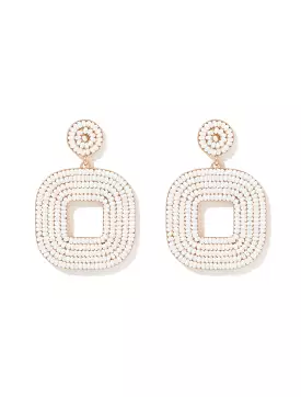 Sandi Square Bead Earrings