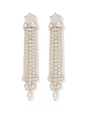 Signature Delta Statement Stone Drop Earrings