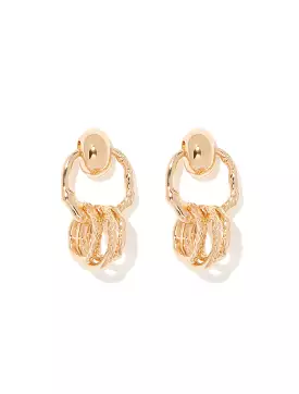 Signature Eleanor Hoop Drop Earrings