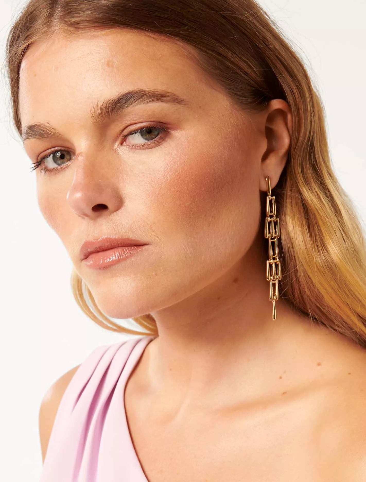 Signature Farley Fine Link Drop Earrings