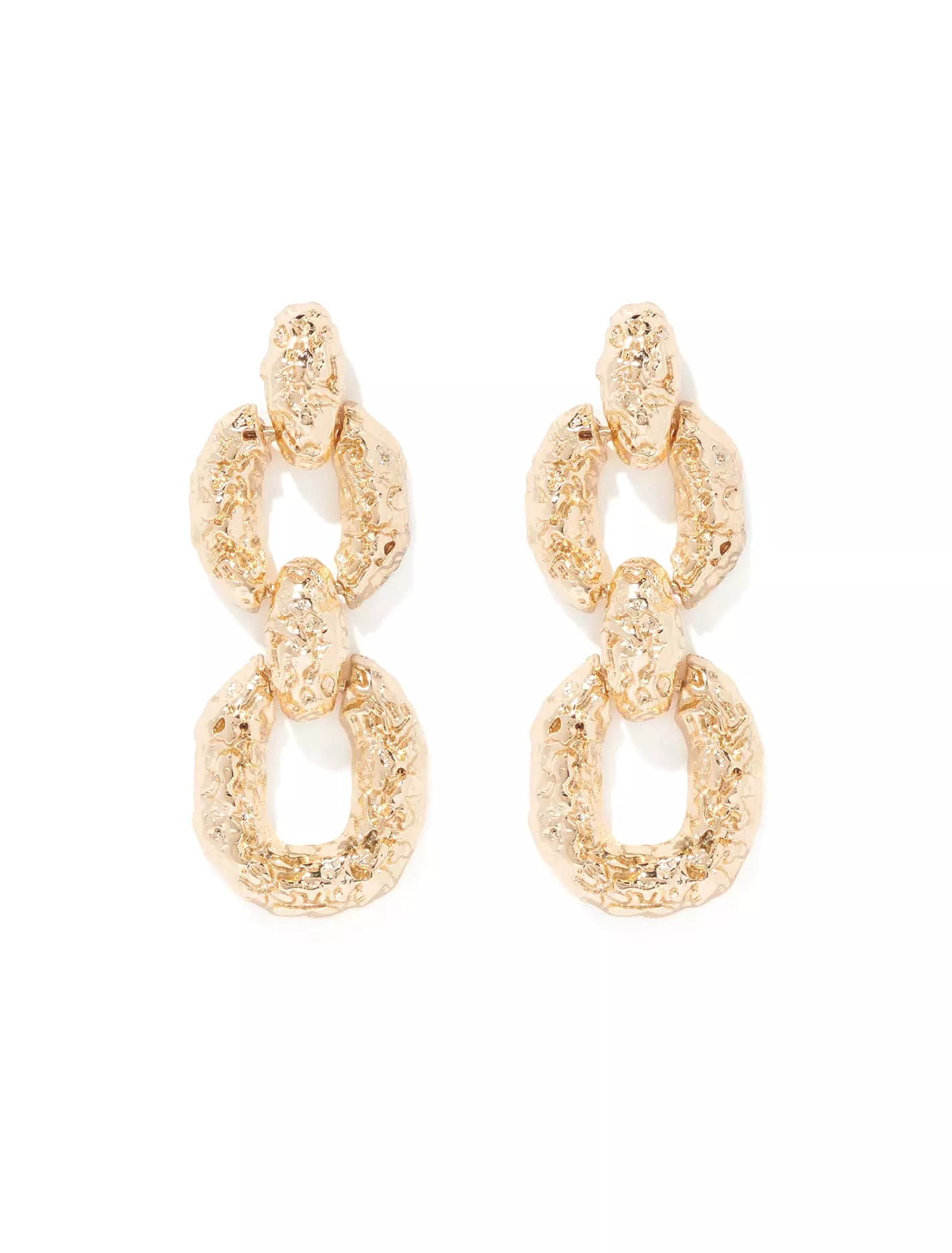 Signature Tabitha Textured Link Earrings