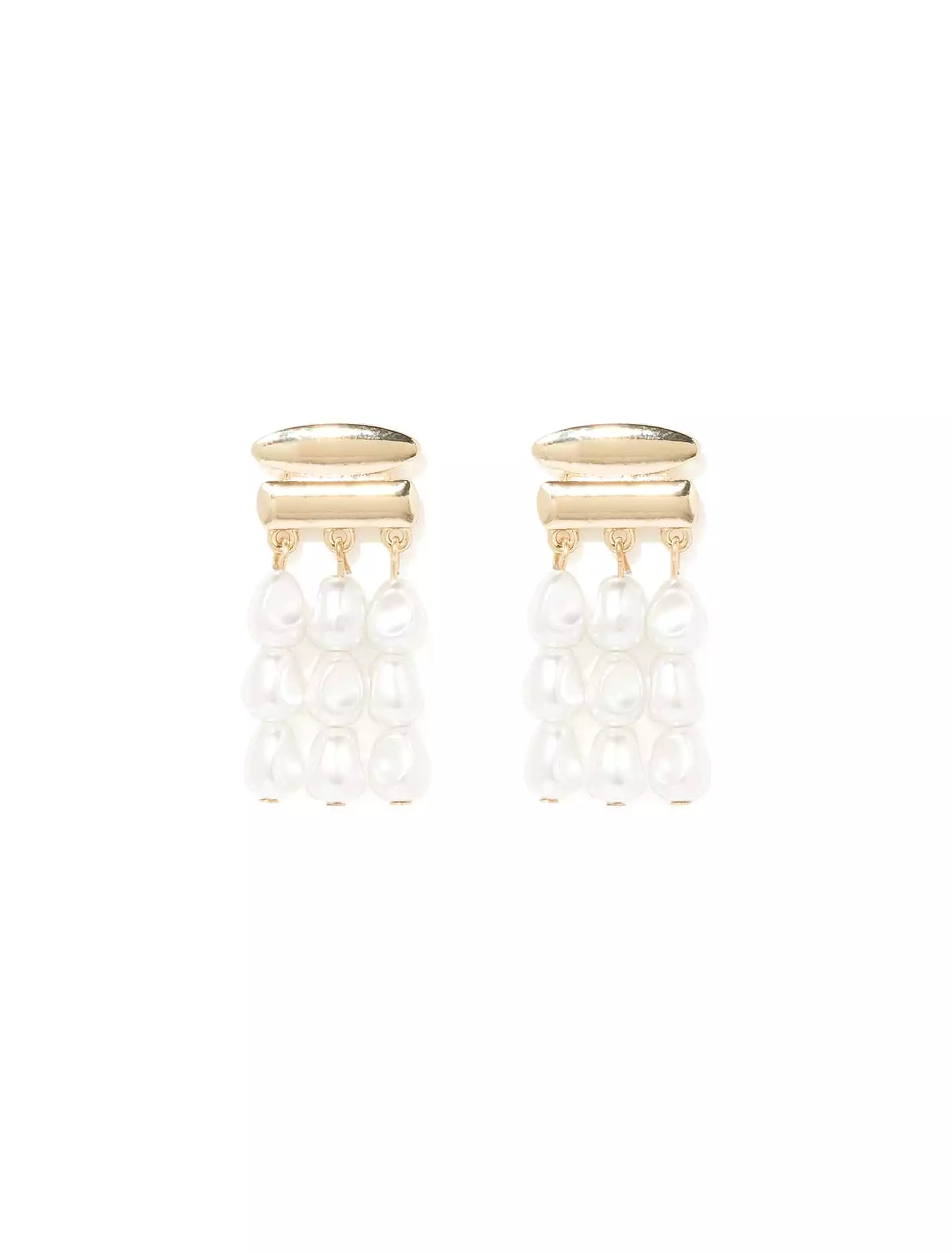 Signature Zamora Pearl Drop Statement Earrings