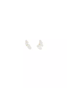 Sloane Pearl Cluster Earrings