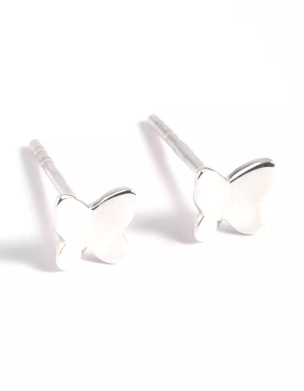 Sterling Silver Butterfly Stud Earrings