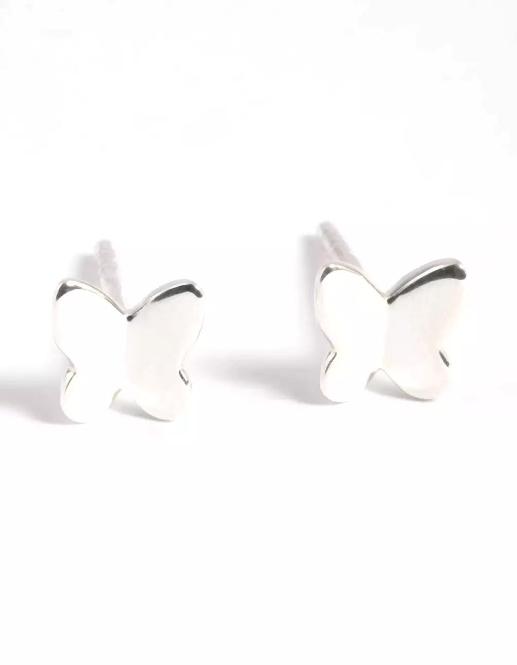 Sterling Silver Butterfly Stud Earrings