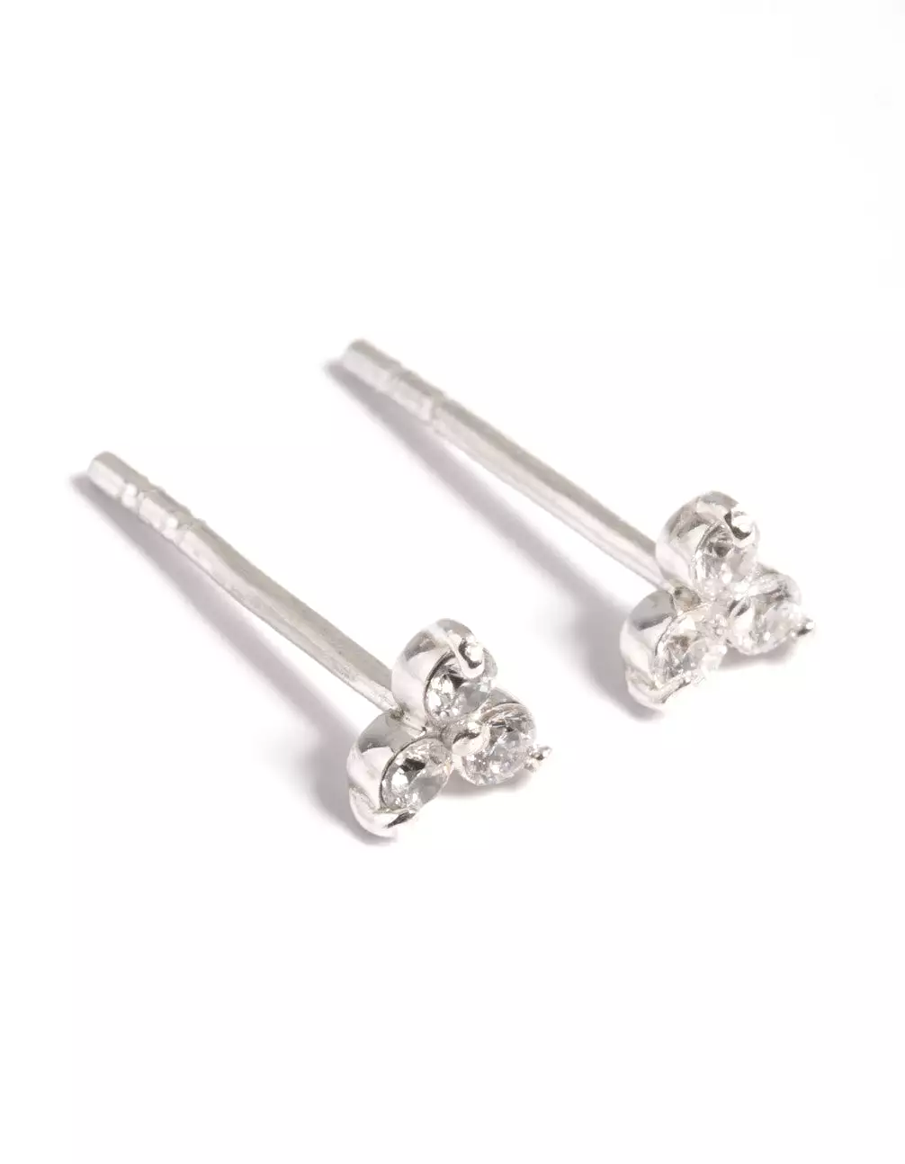 Sterling Silver Cubic Zirconia Stud Earrings