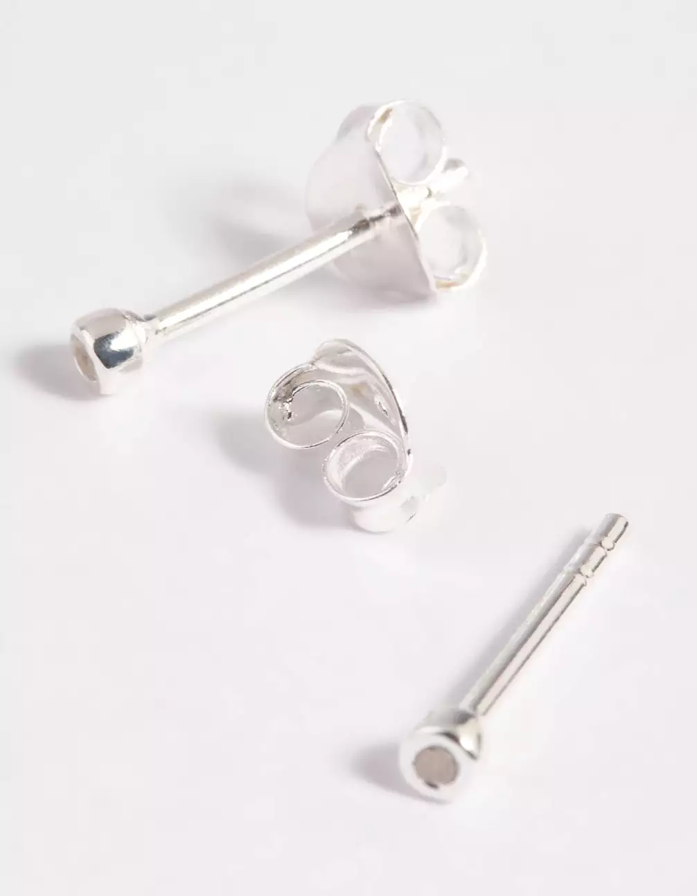 Sterling Silver Micro Stud Earrings