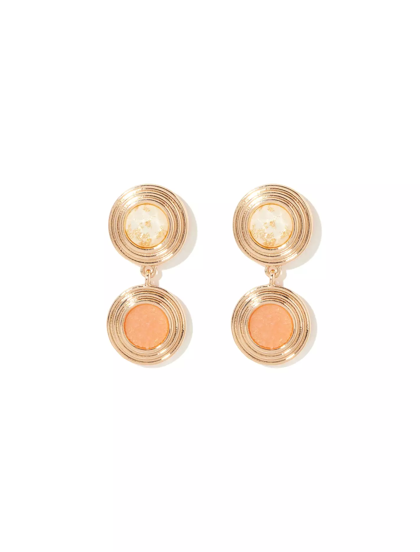 Sully Stone Disc Earrings