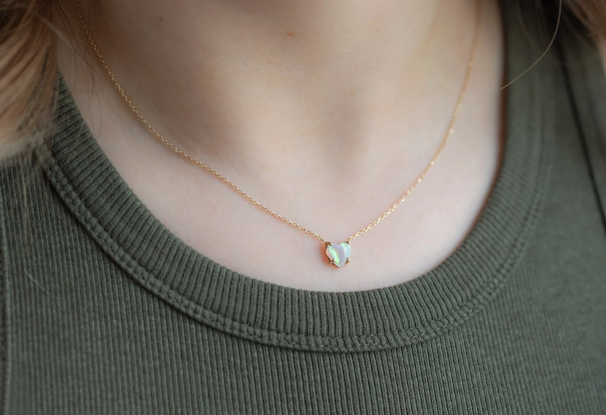 Sweetheart Opal Necklace