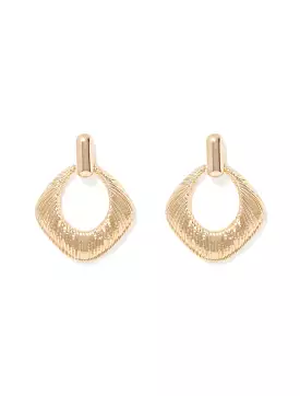 Teddy Textured Drop Earrings