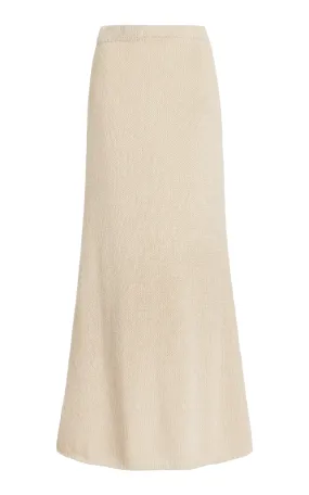 The Row Fumaia Knit Silk Maxi Skirt