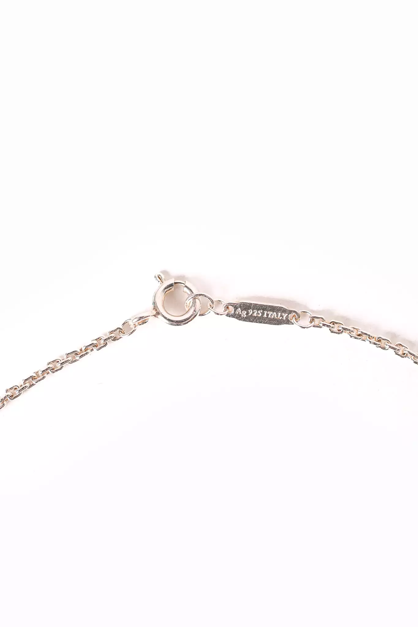 Tiffany & Co. Silver 'HardWear' Elongated Link Pendant Necklace