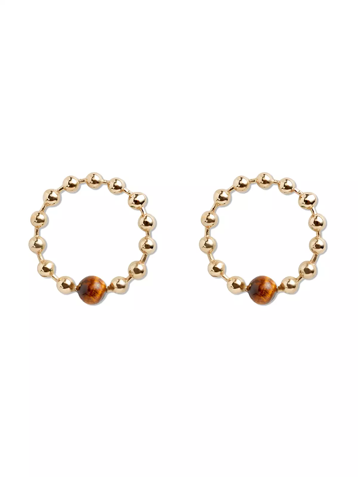 Tiger's Eye Habibi Earrings