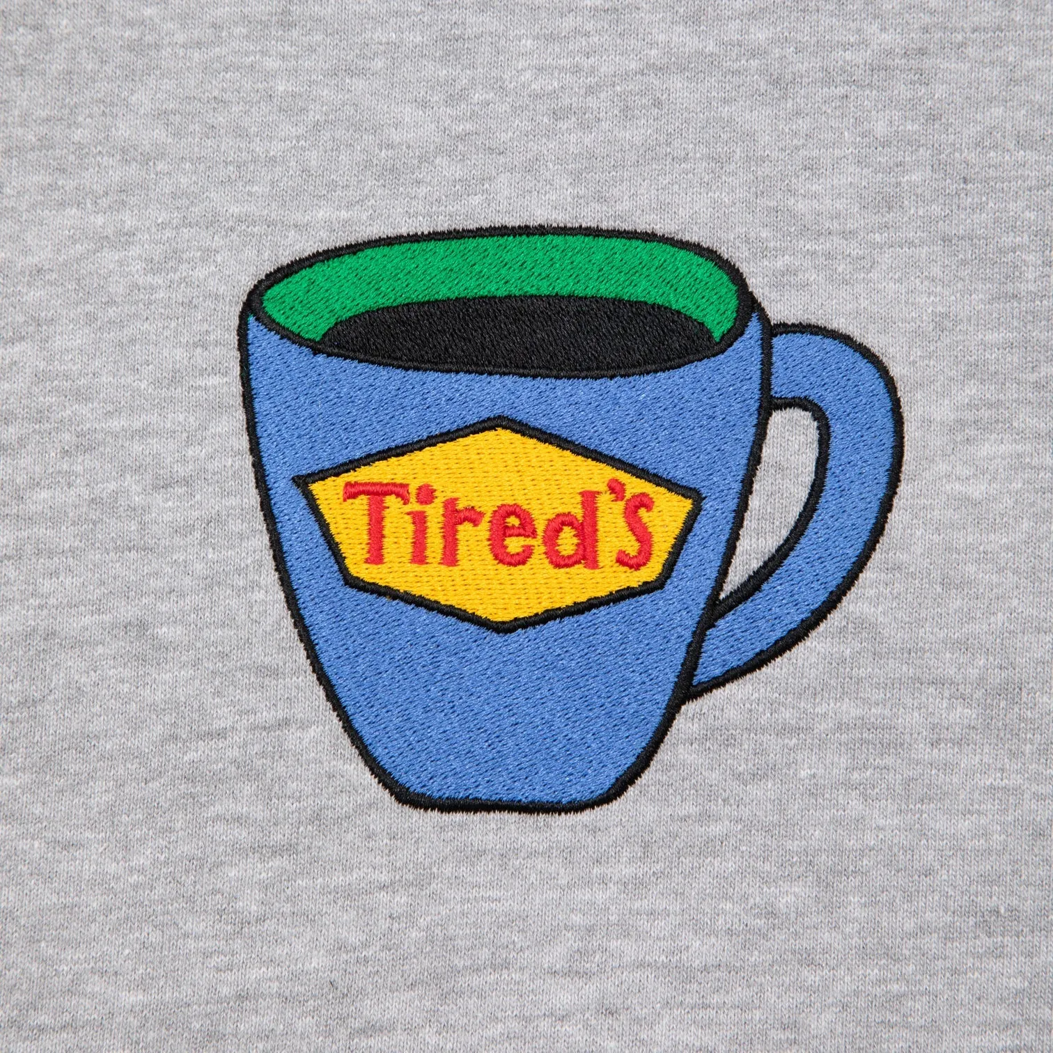 TIRED TIRED'S HOODIE // HEATHER GREY