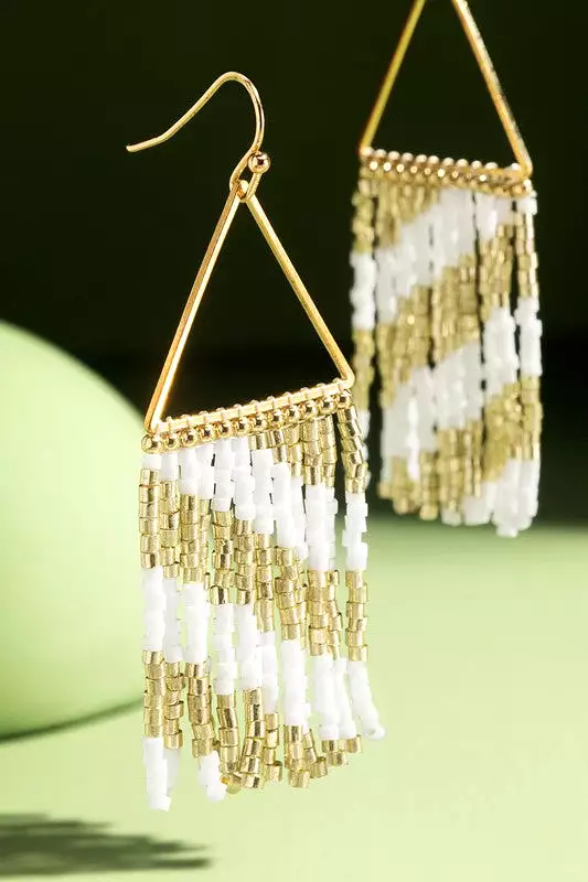 Triangle Fringe Earring