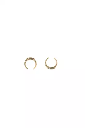 Tusk Stud Earrings, Gold