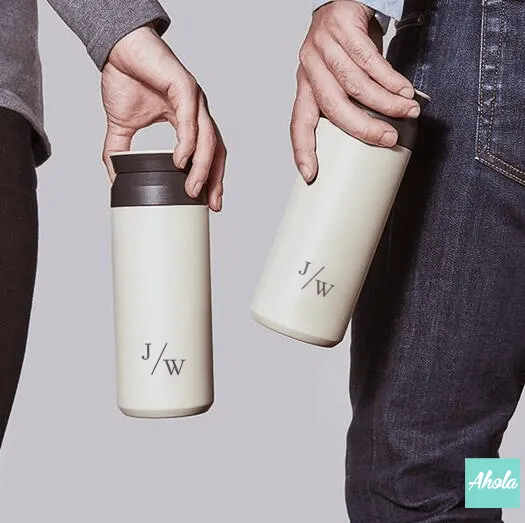 【Two Initials】 Engraved Stainless Steel TRAVEL TUMBLER 縮寫刻名不鏽鋼保冷/保温樽