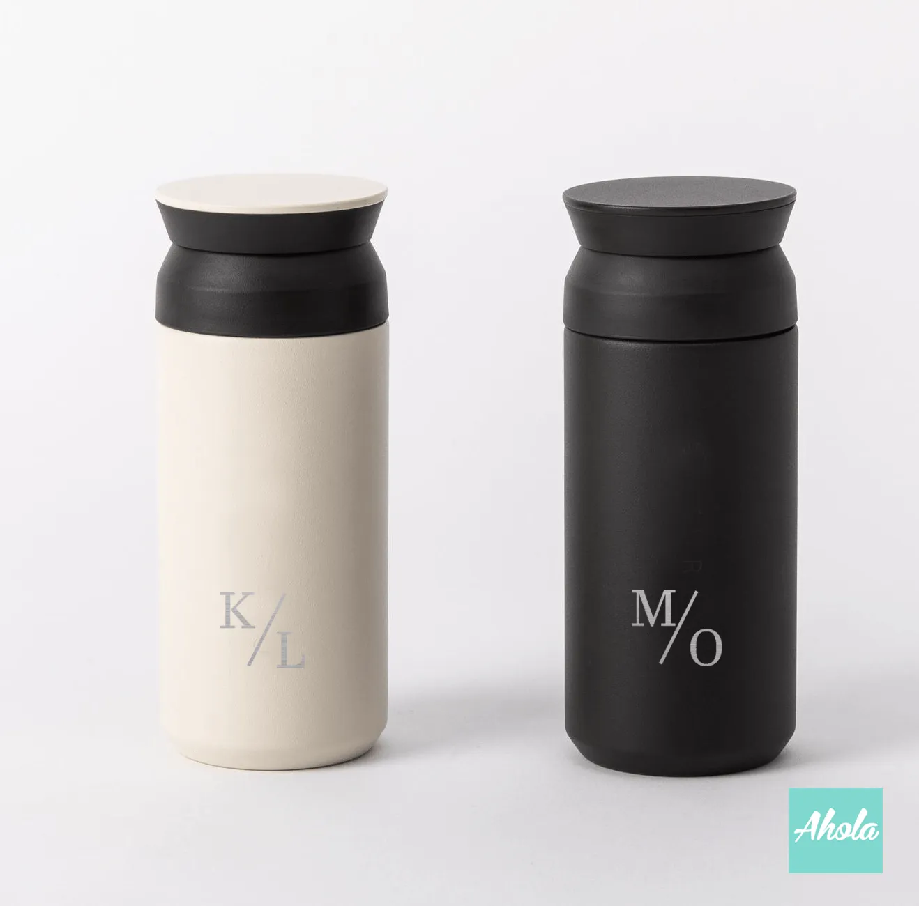 【Two Initials】 Engraved Stainless Steel TRAVEL TUMBLER 縮寫刻名不鏽鋼保冷/保温樽