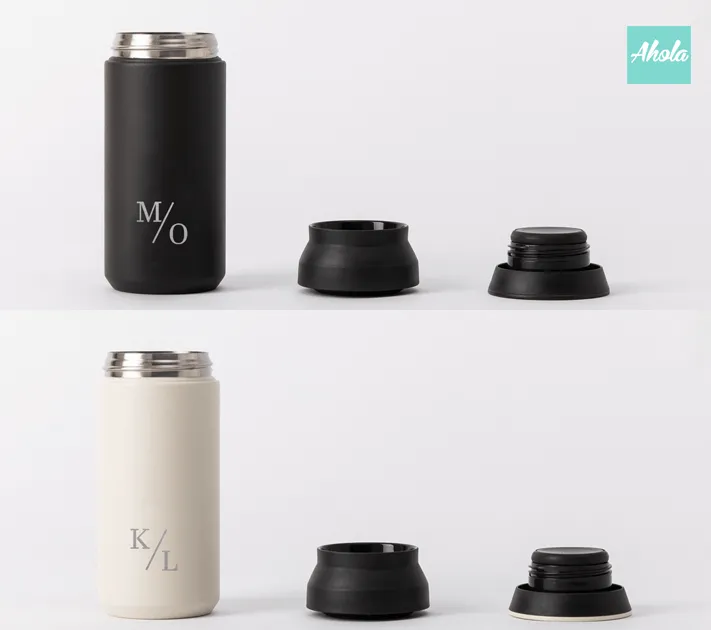 【Two Initials】 Engraved Stainless Steel TRAVEL TUMBLER 縮寫刻名不鏽鋼保冷/保温樽