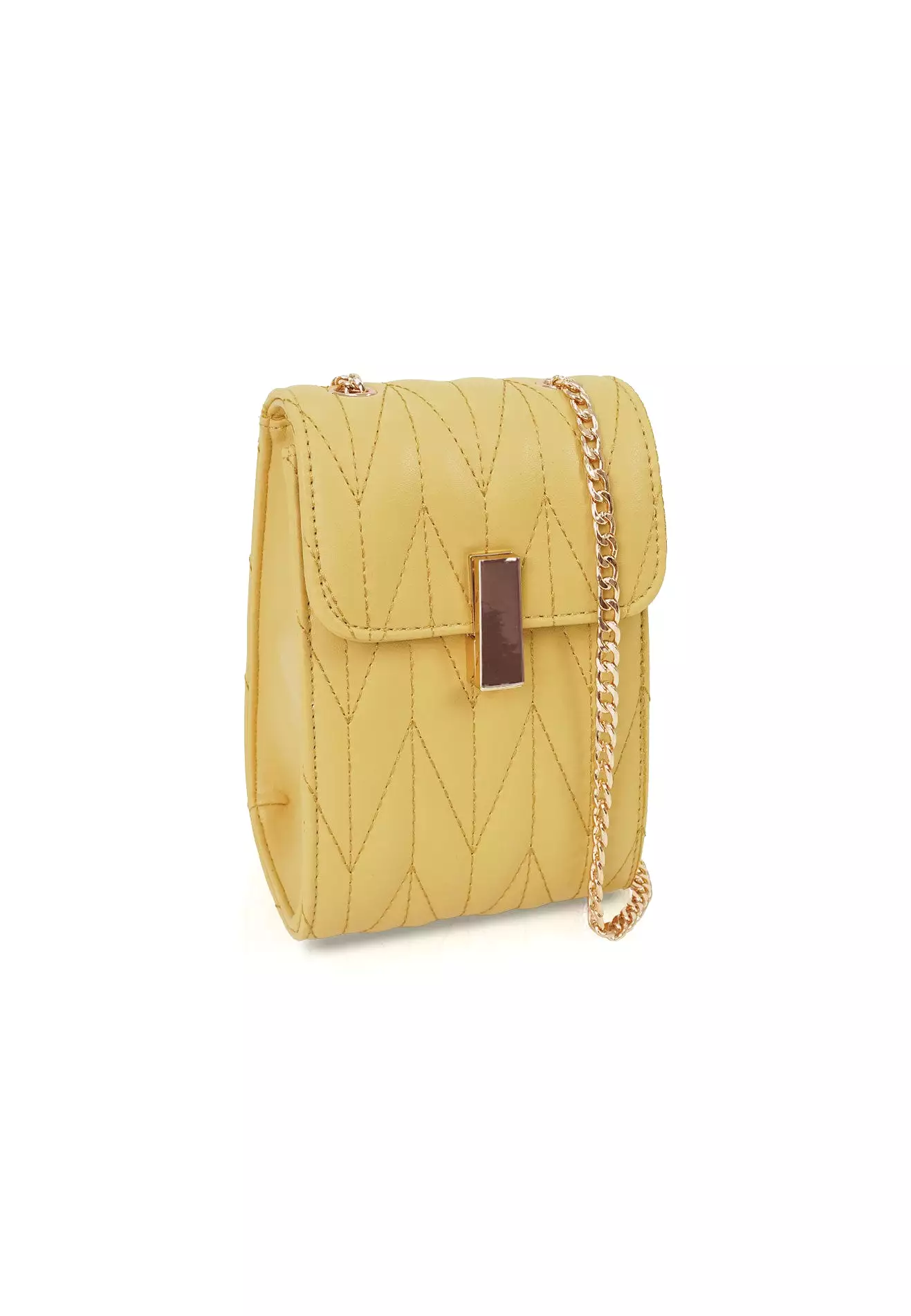 VOIR Elongated Quilted Chain Bag