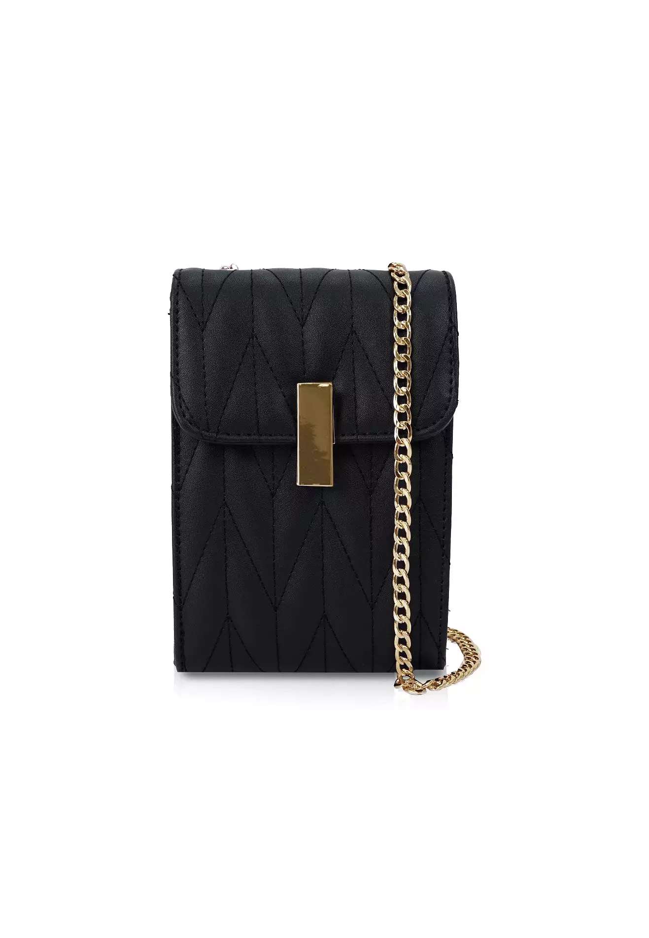 VOIR Elongated Quilted Chain Bag