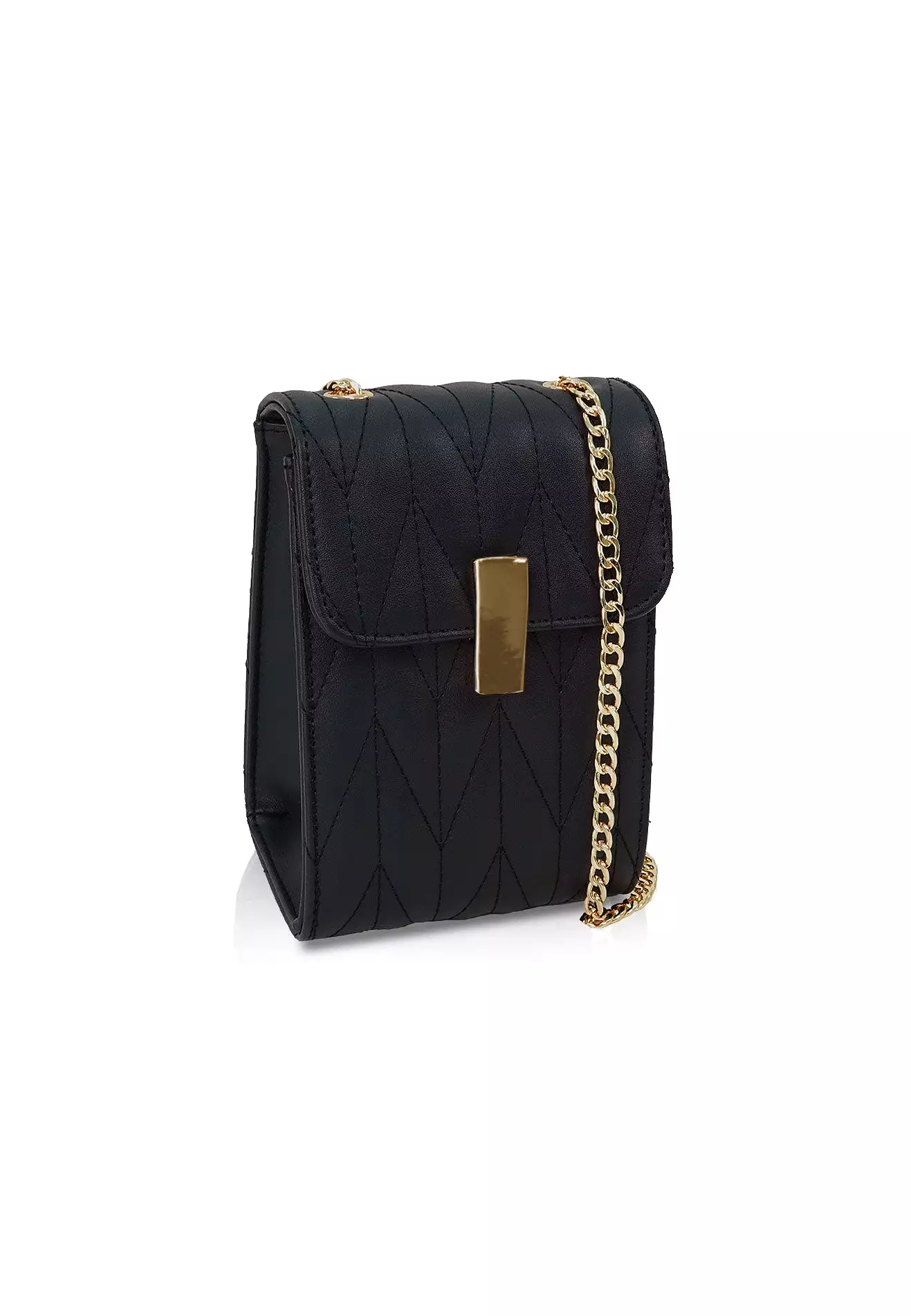 VOIR Elongated Quilted Chain Bag