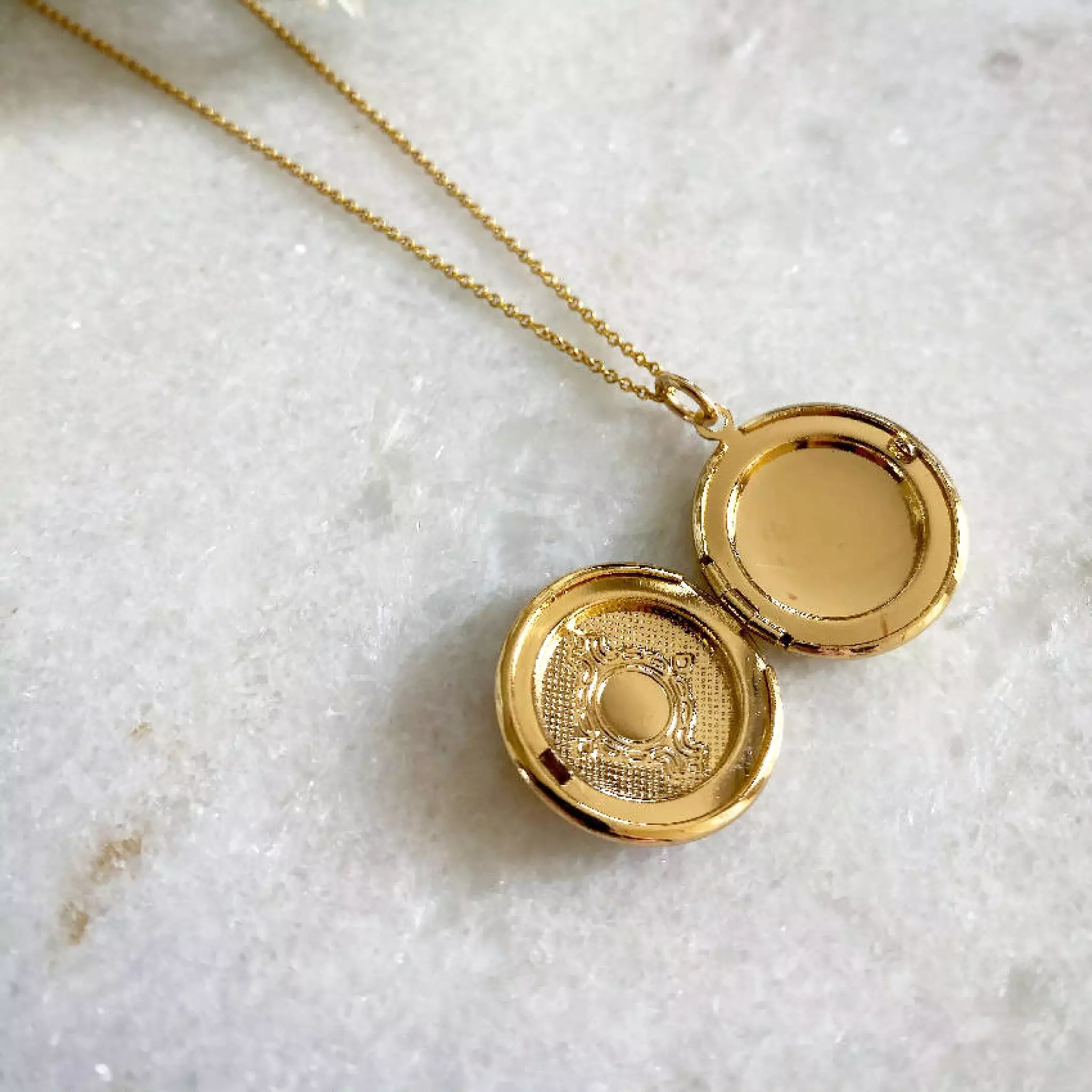 Wisteria London Martha Gold Filigree Locket