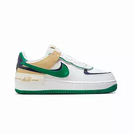 WMN'S AIR FORCE 1 SHADOW 'WHITE/MIDNIGHT NAVY-MALACHITE-SESAME'