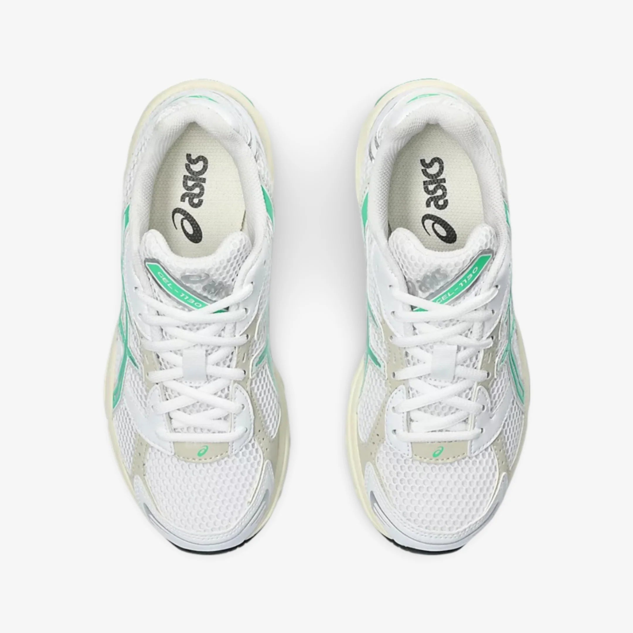 (Women's) Asics Gel-1130 'White / Malachite Green' (2023) 1202A164-114