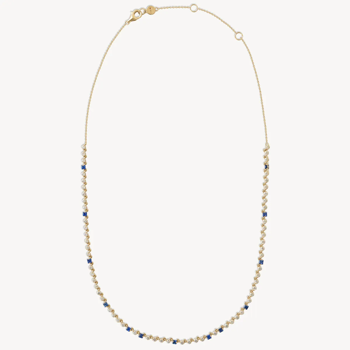 Wrapped in Sapphires and Diamonds Necklace